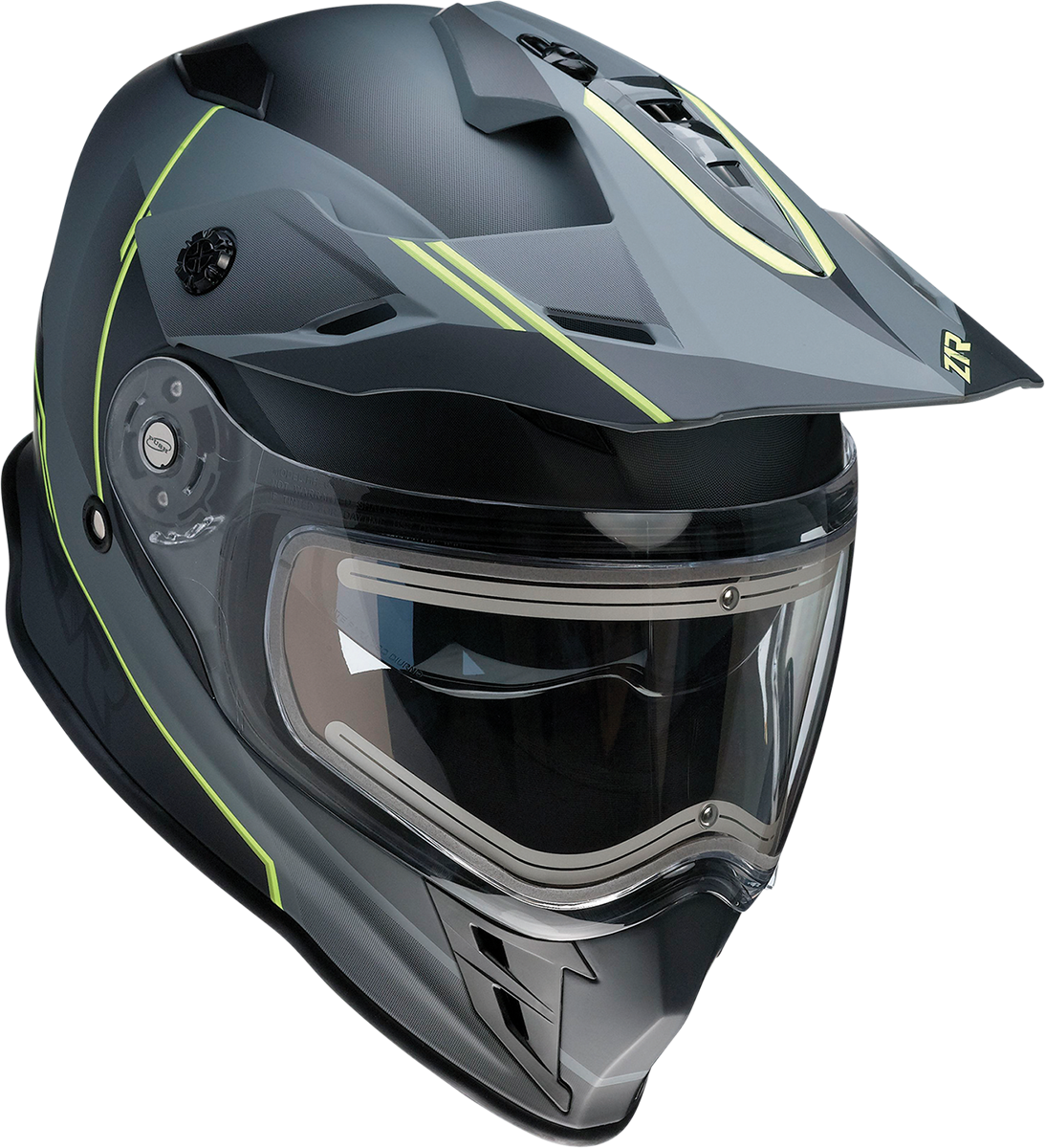 Z1R Range Helmet - Bladestorm - Gray/Black/Hi-Viz Yellow - Small 0101-14066