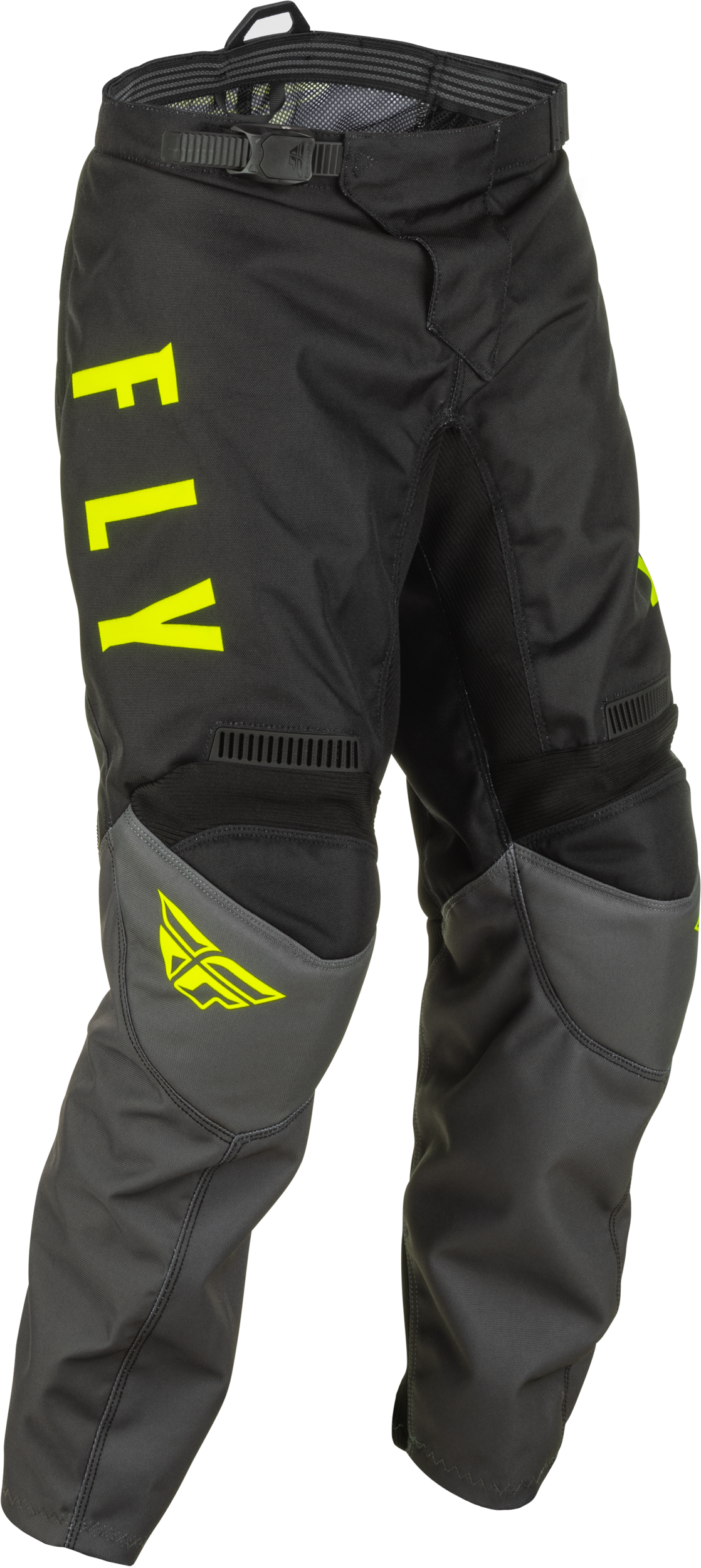 FLY RACING Youth F-16 Pants Grey/Black/Hi-Vis Sz 18 375-93218