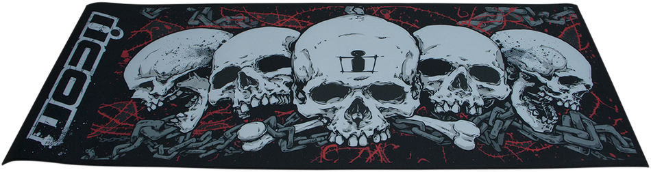 ICON Absorbent Pit Pad - Large - Skull 9905-0108