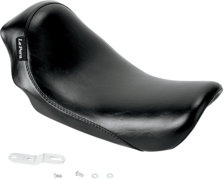 LE PERA Silhouette Solo Seat - Smooth - Black - Dyna '06-'17 LK-851
