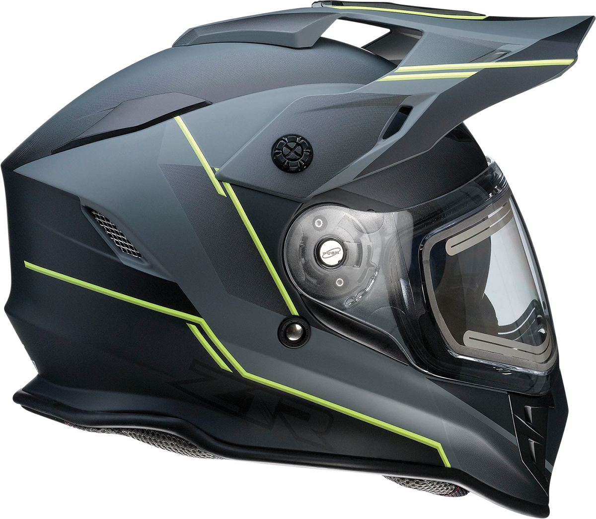 Casco Z1R Range - Bladestorm - Gris/Negro/Amarillo de alta visibilidad - 2XL 0101-14070 