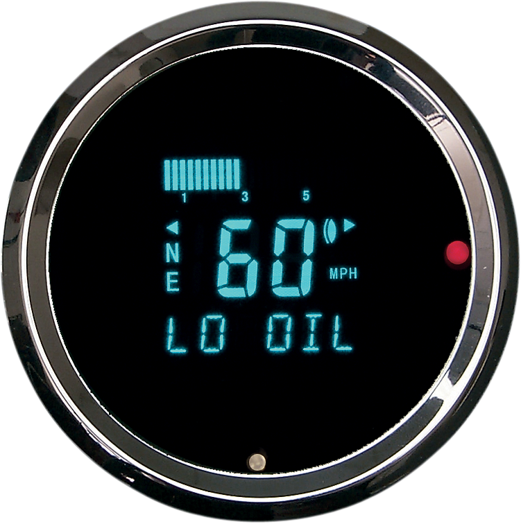 DAKOTA DIGITAL 3011 Model Odyssey II Speedometer with Indicators (Resolution 1 mph) - 3-3/8" HLY-3011