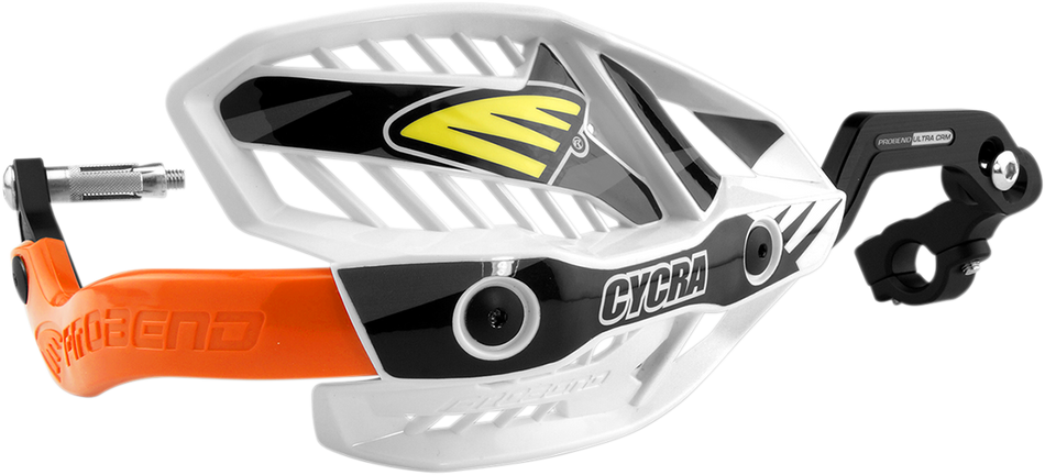 CYCRA Handguards - Ultra - Oversized - White/Orange 1CYC-7408-22X