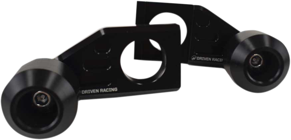 DRIVEN RACING Axle Block Sliders - Kawasaki - Black DRAX-122