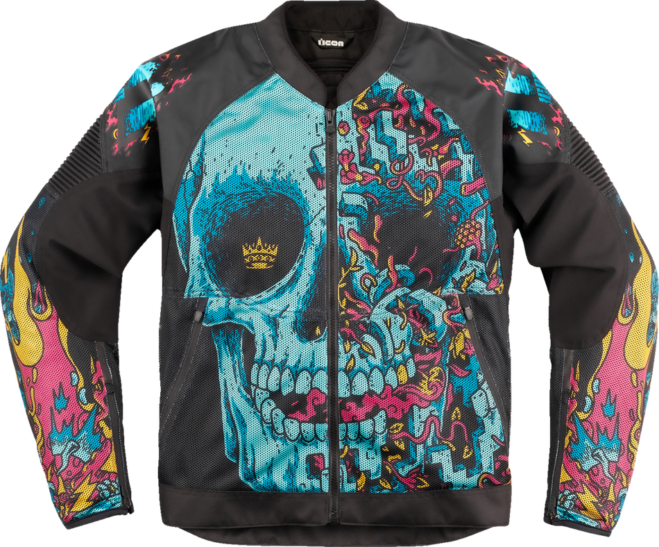 ICON Overlord3 Mesh Munchies™ Jacket - Teal - XL 2820-6727