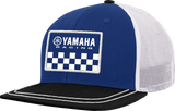 YAMAHA APPAREL Yamaha Racing Hat - Flat Bill - Black/Blue NP21A-H3198