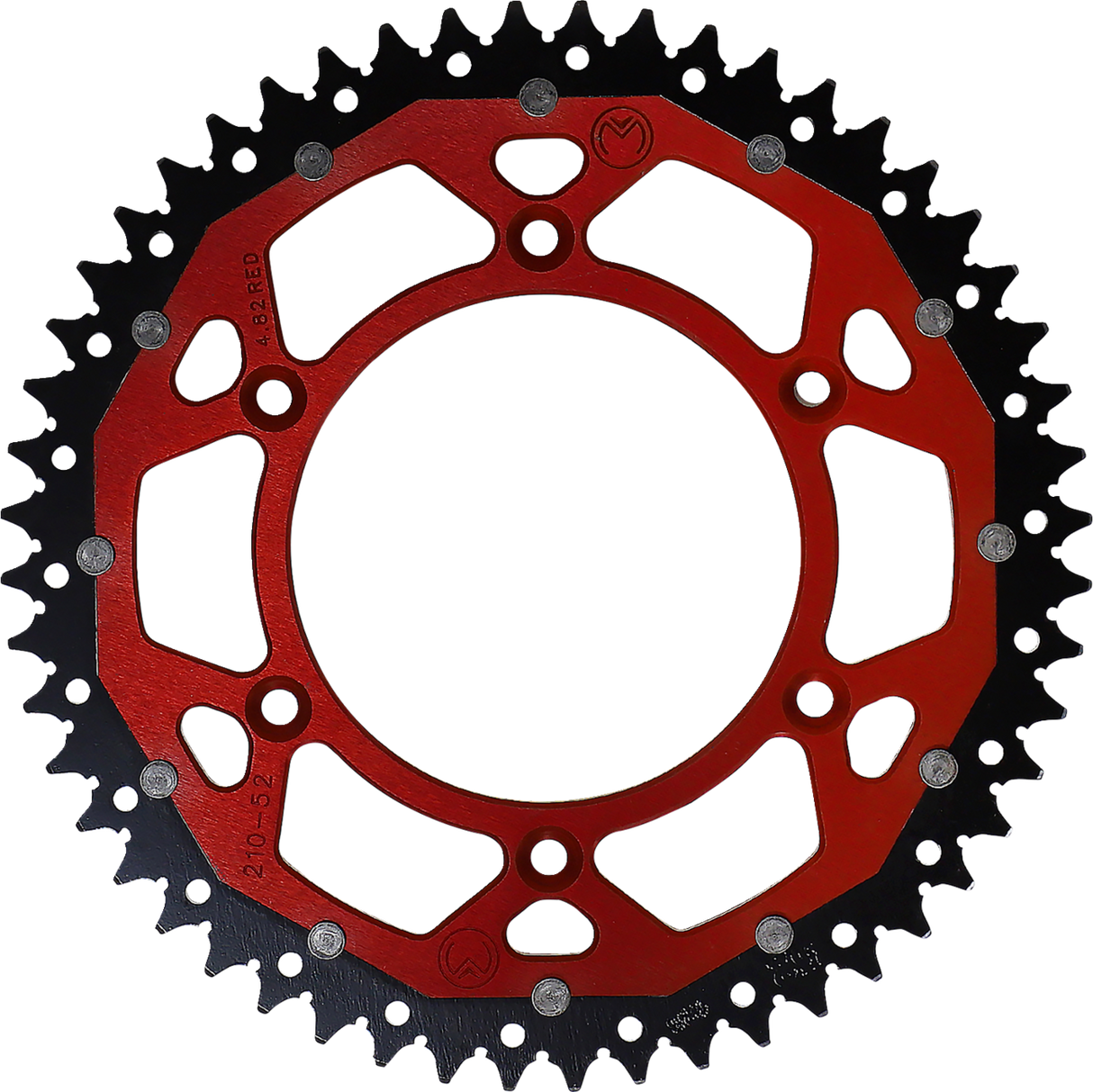 MOOSE RACING Dual Sprocket - Red - 52 Tooth 1210-210-52-13X