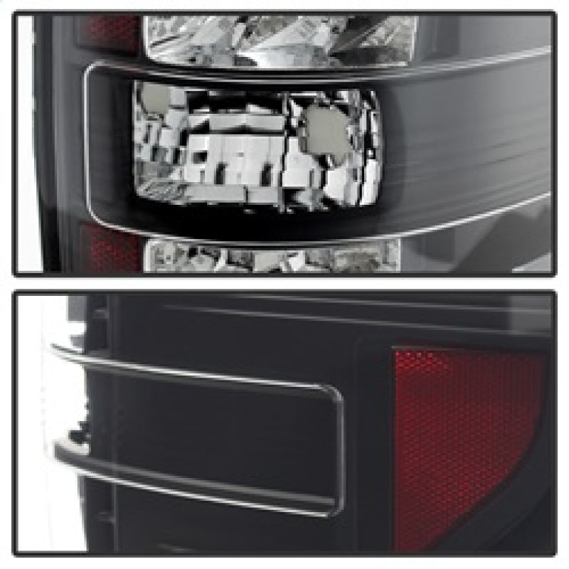 Spyder Ford F150 09-14 LED Tail Lights Black ALT-YD-FF15009-LED-BK 5008374