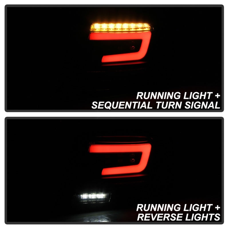 Spyder 08-11 Subaru Impreza WRX 4DR LED Tail Lights - Black ALT-YD-SI084D-LED-BK 5087966