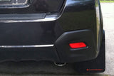 Rally Armor 13-17 Subaru Crosstrek XV Black UR Mud Flap w/ Red Logo MF26-UR-BLK/RD