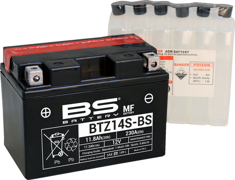 BS BATTERY Battery - BTZ14S-BS (YTZ) 300698