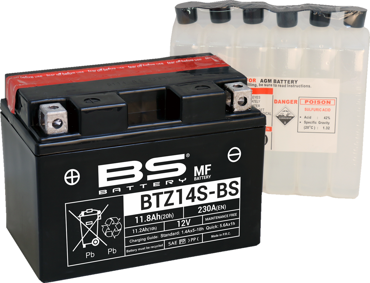 BS BATTERY Battery - BTZ14S-BS (YTZ) 300698