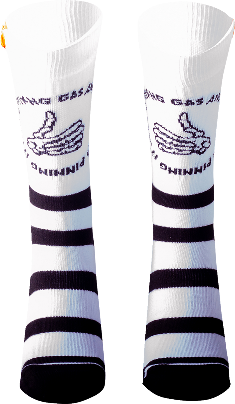 FMF Thumbs Up Socks - White - One Size SP22194903 3431-0734