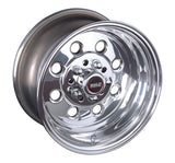 Weld Draglite 15x3.5 / 5x4.5 & 5x4.75 BP / 1.375in. BS Polished Wheel - Non-Beadlock 90-54340