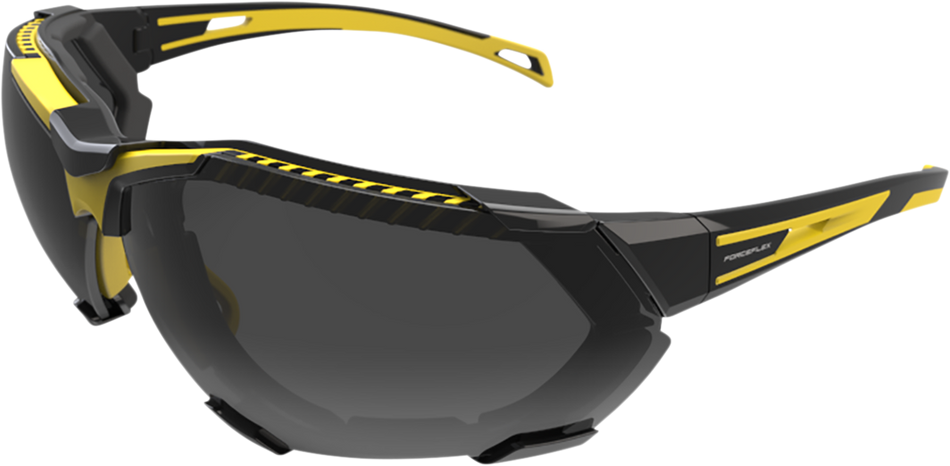 FORCEFLEX FF4 Sunglasses - Foam - Black/Yellow - Smoke FF4-01095-041