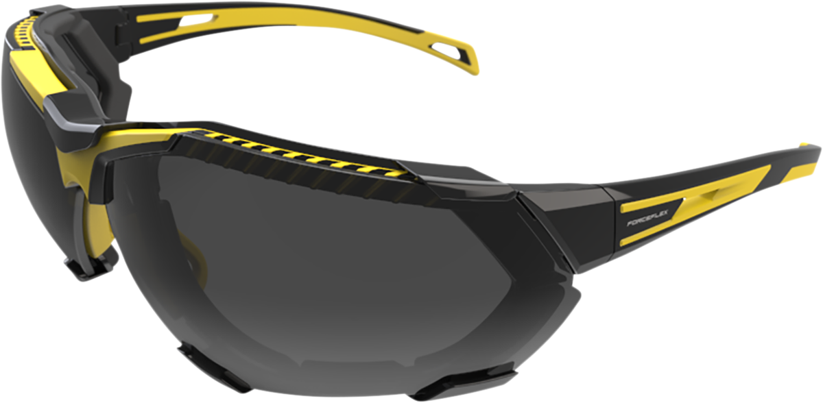 FORCEFLEX FF4 Sunglasses - Foam - Black/Yellow - Smoke FF4-01095-041