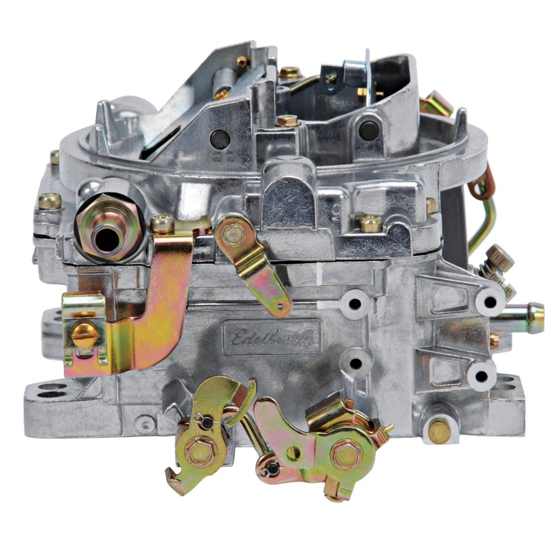 Carburador Edelbrock serie AVS2 de 4 cilindros, 650 CFM, estrangulador manual todoterreno, acabado satinado (sin EGR)