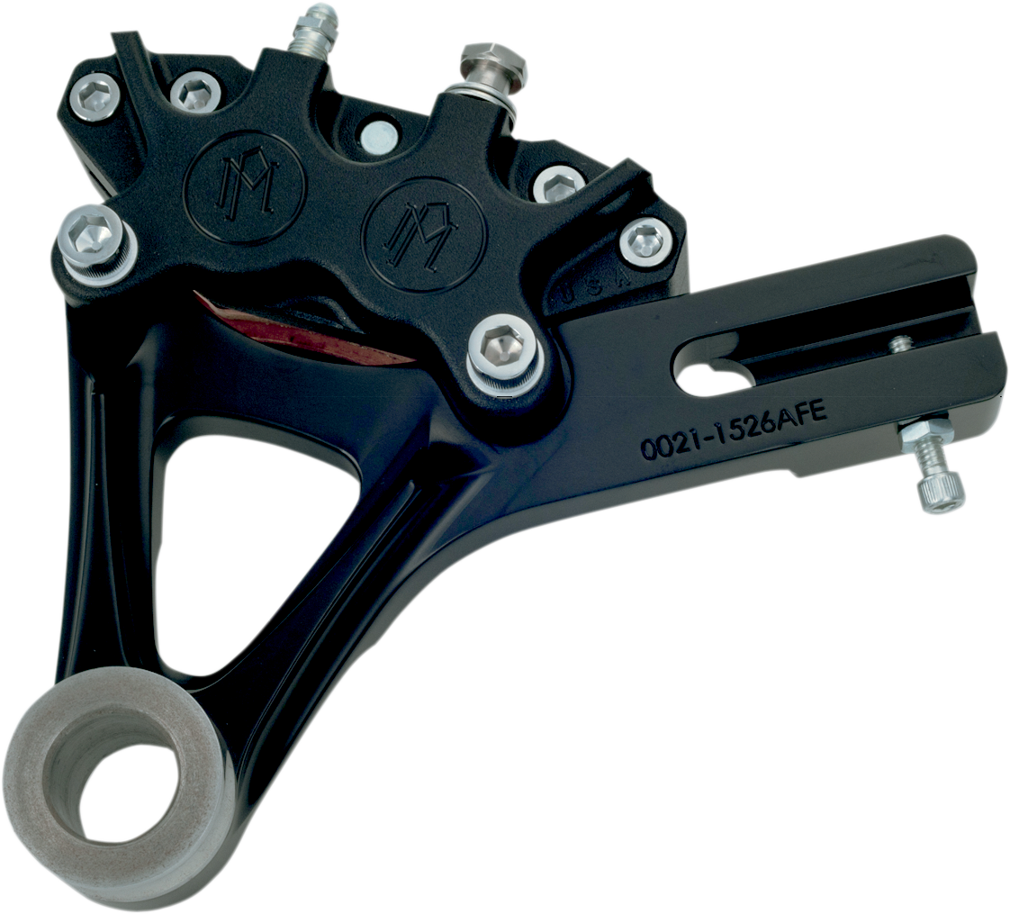 PERFORMANCE MACHINE (PM) 4-Piston Caliper - Rear - Black Ops - 08-17 FXD 1259-0052-SMB