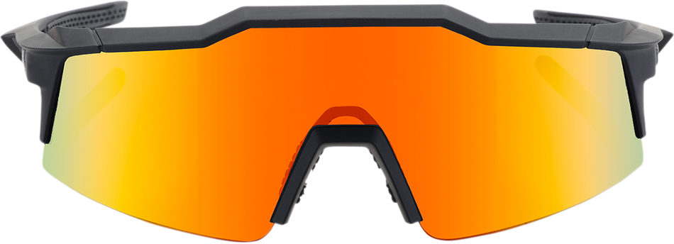 100% Speedcraft SL Sunglasses - Black - Red Mirror 60008-00005