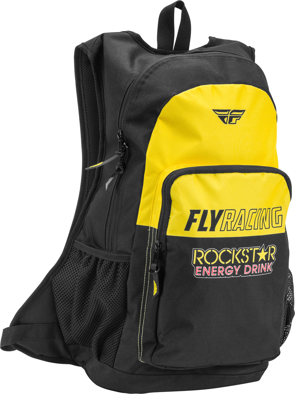 FLY RACING Jump Pack Rockstar Backpack Black/Yellow 28-5234