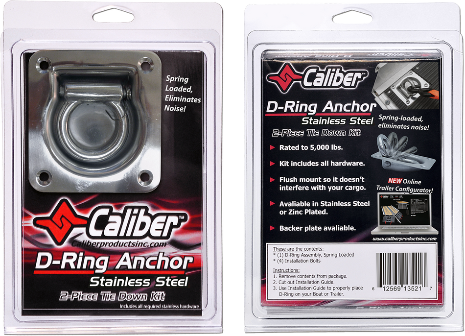 CALIBER D-Ring - Stainless Steel 13521