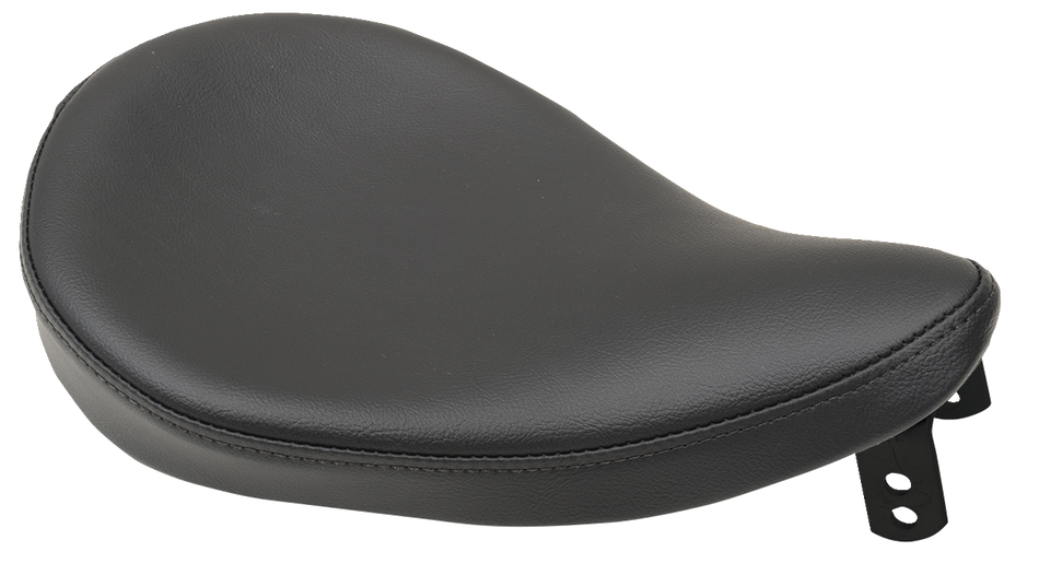 DRAG SPECIALTIES Seat - Spring Solo - Small - Smooth - Black ACT SMALL BLK VINYL SEAT 0806-0109