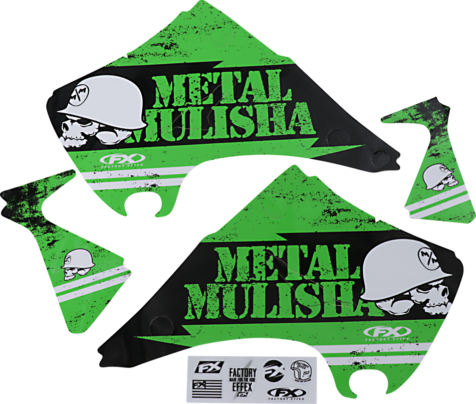 FACTORY EFFEX Metal Mulisha Graphic Kit - Kawasaki 23-11120