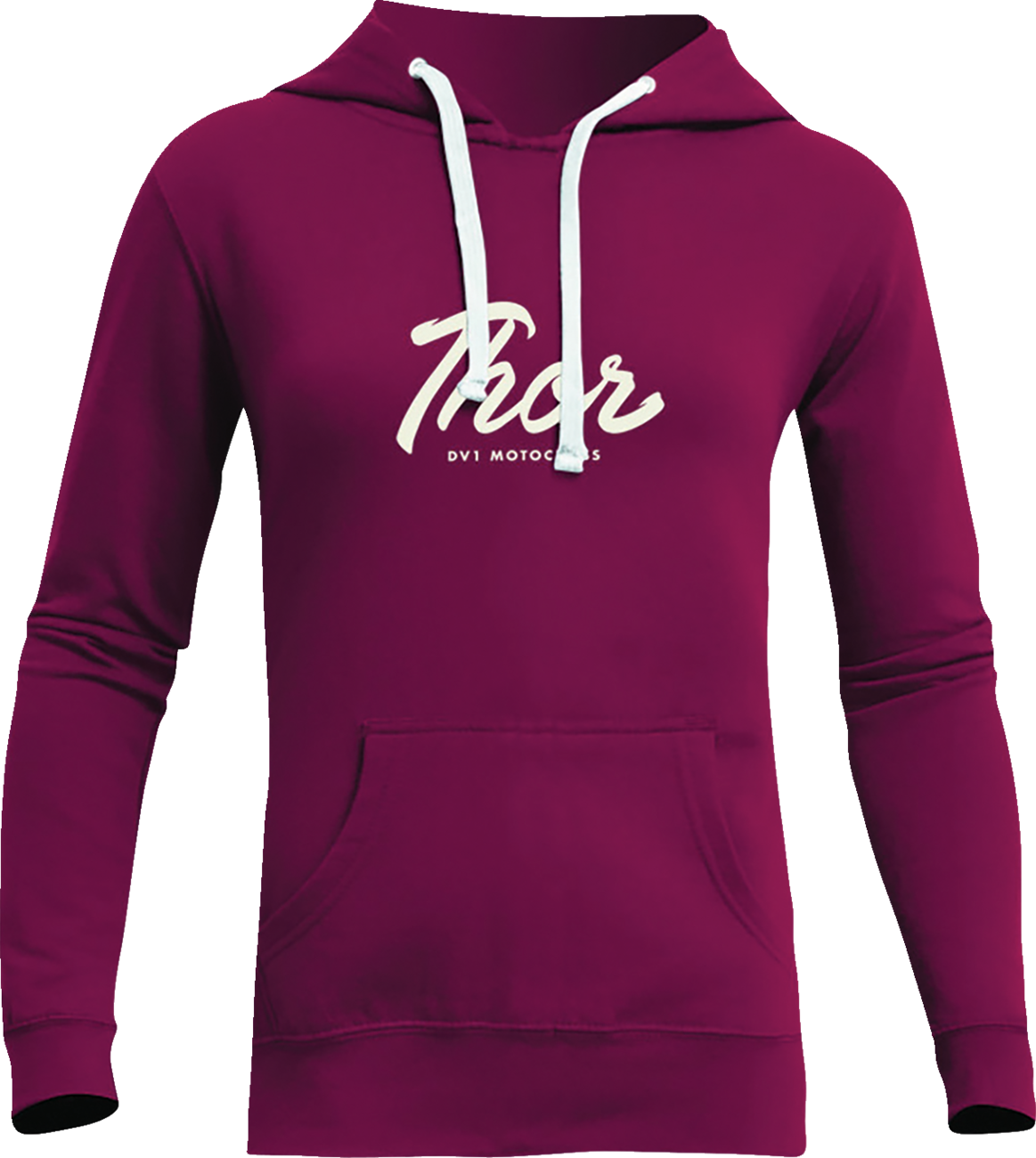 THOR Women's Script Pullover Sweatshirt - Wine - Medium 3051-1192