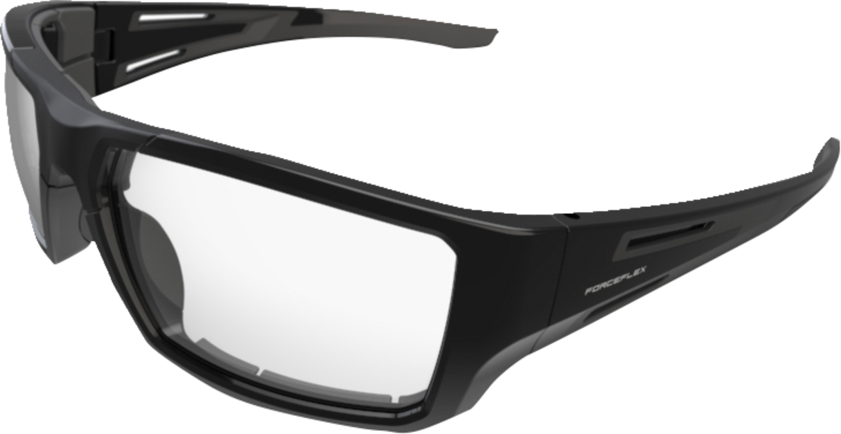 FORCEFLEX FF5 Sunglasses - Foam Black - Clear FF5-01044-041