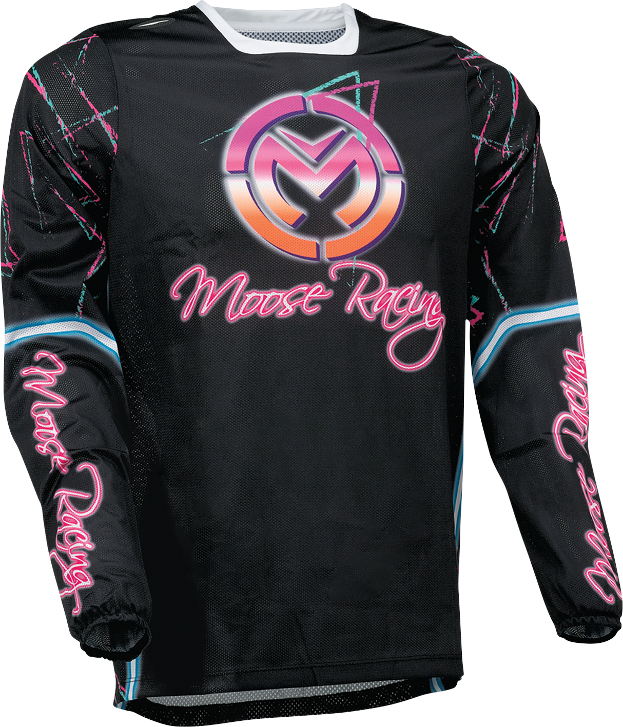 MOOSE RACING Sahara Jersey - Pink/Black - Small 2910-7450