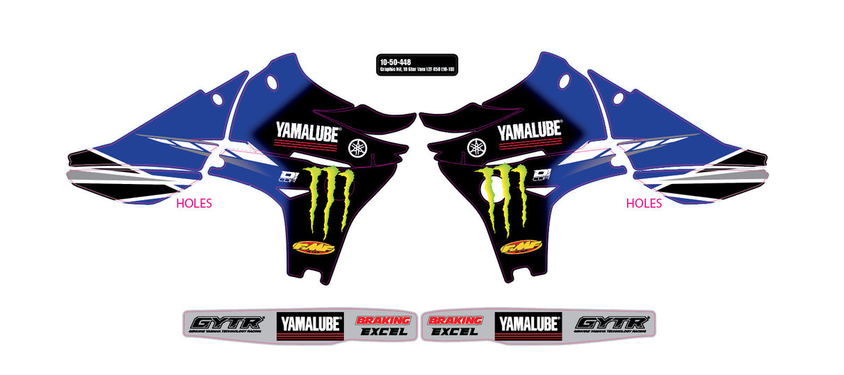 D-COR 2018 Star Yamaha Complete Graphic Kit 10-50-448