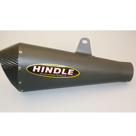 Hindle full exhaust  z125 2017-2020 evo megaphone - black ceramic