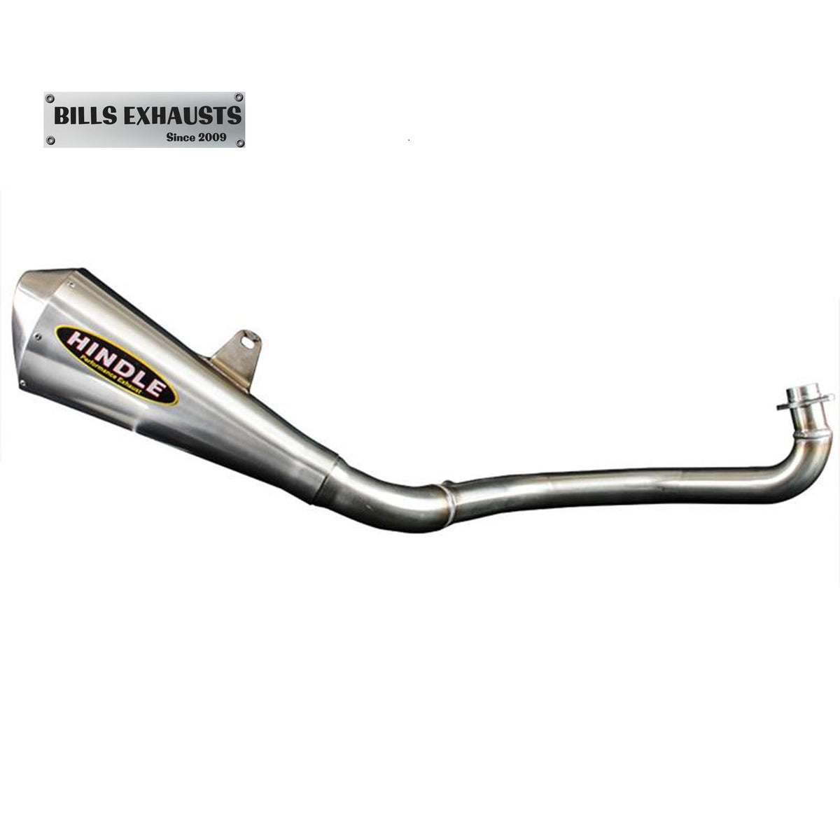 Hindle  exhaust grom 2014-2016 evo megaphone system satin ss