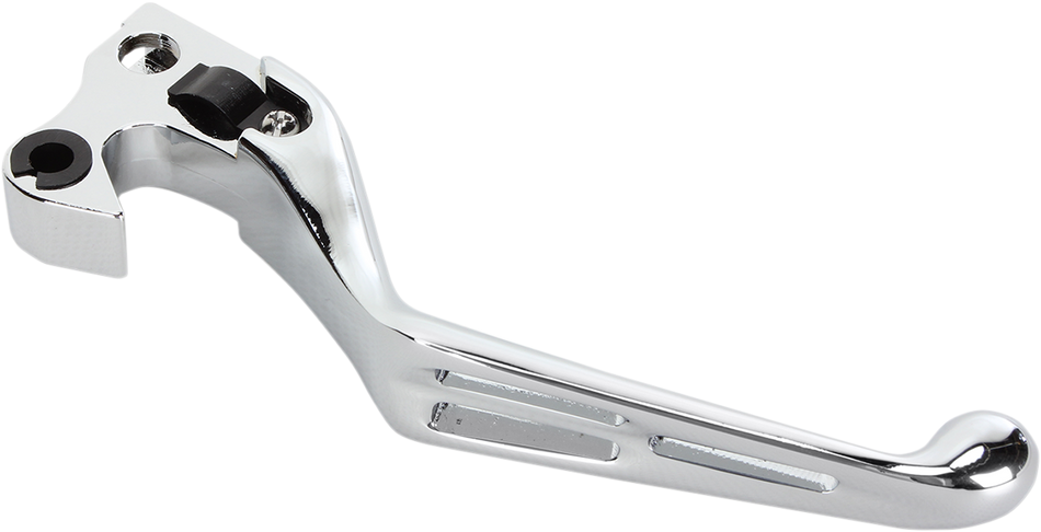 DRAG SPECIALTIES Clutch Lever - Wide Blade - Slotted - Chrome H07-0602-C