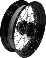 DRAG SPECIALTIES Rear Wheel - Single Disc/No ABS - Black - 17"x4.50" - '08-'17 FXD 64409B