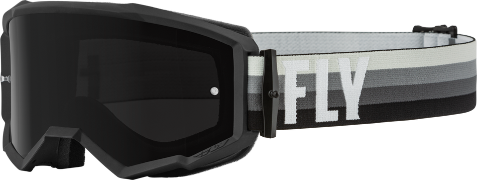 FLY RACING Zone Goggle Black/Grey W/ Dark Smoke Lens 37-51492