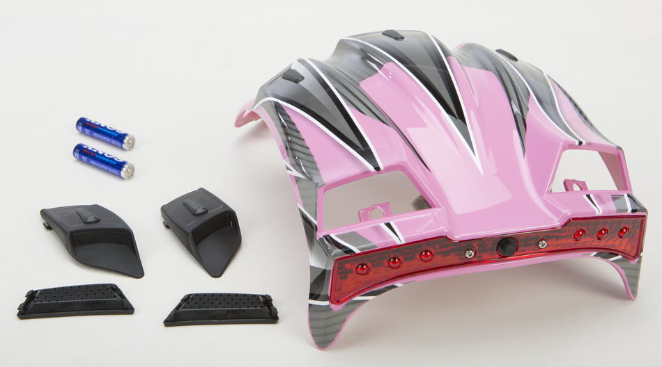 GMAX Top Vent Max W/Led Pink/Silver G980238