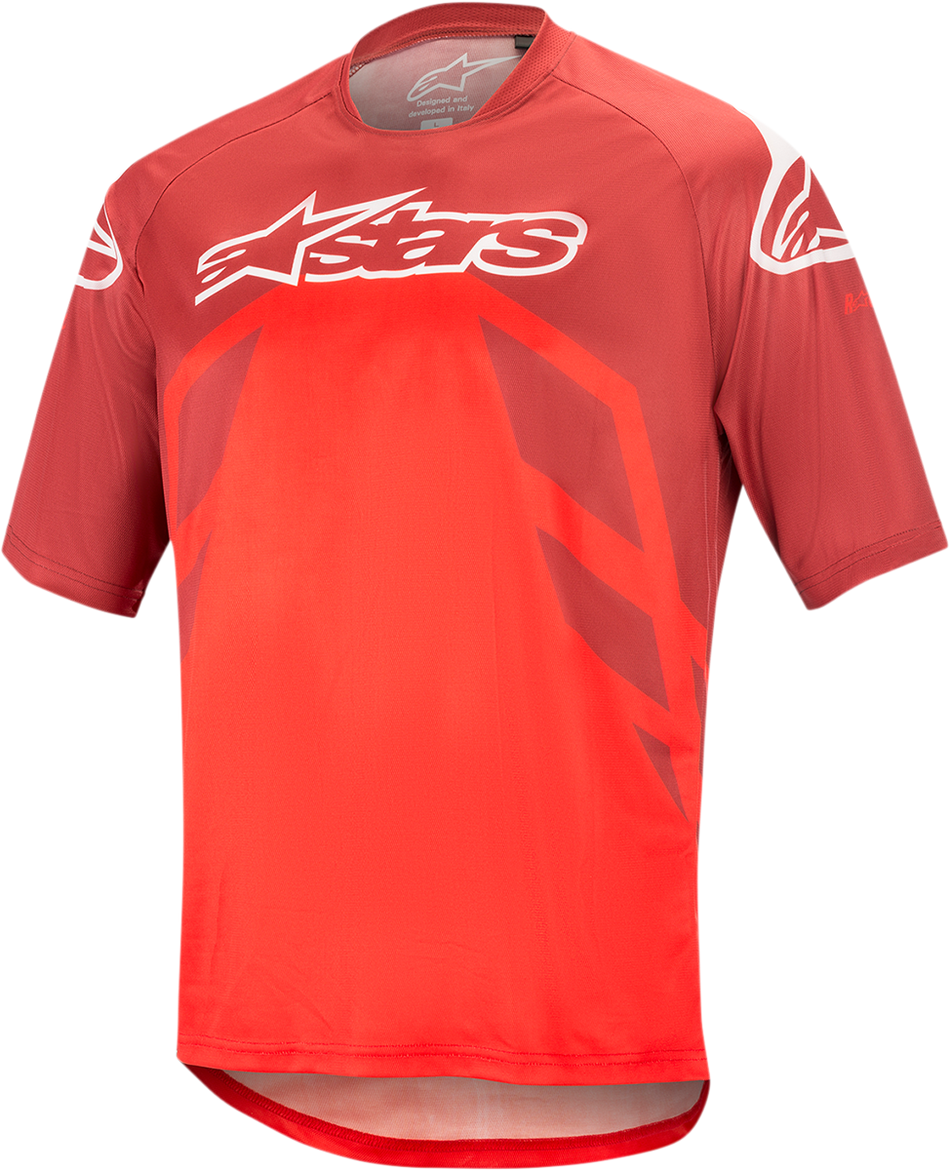 Camiseta ALPINESTARS Racer V2 - Borgoña/Rojo/Blanco - Pequeña 1762919-3173-SM 