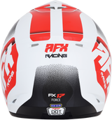 AFX Fx-17 Helmet - Force - Pearl White/Red - Xs 0110-5243