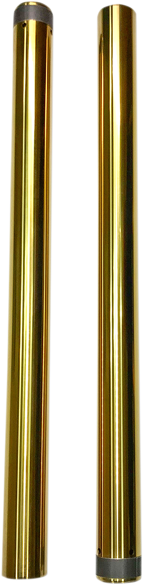 PRO-ONE PERF.MFG. Fork Tube - Gold - 49 mm - 25.50" Length 105120G