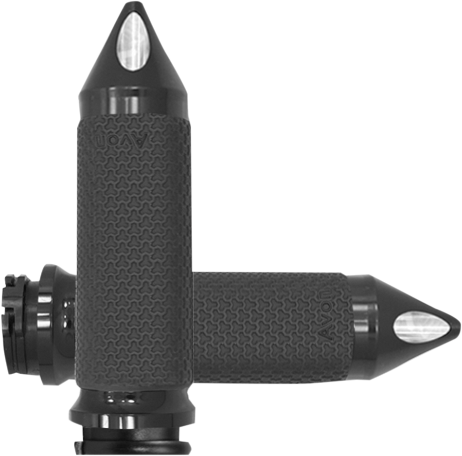 AVON GRIPS Grips - Memory Foam - Large - Spike - Black MF-63B-ANO-SPK
