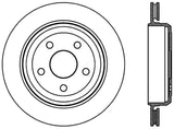 StopTech Slotted Sport Brake Rotor 11-17 Jeep Grand Cherokee (Excludes SRT8) 126.58007SL