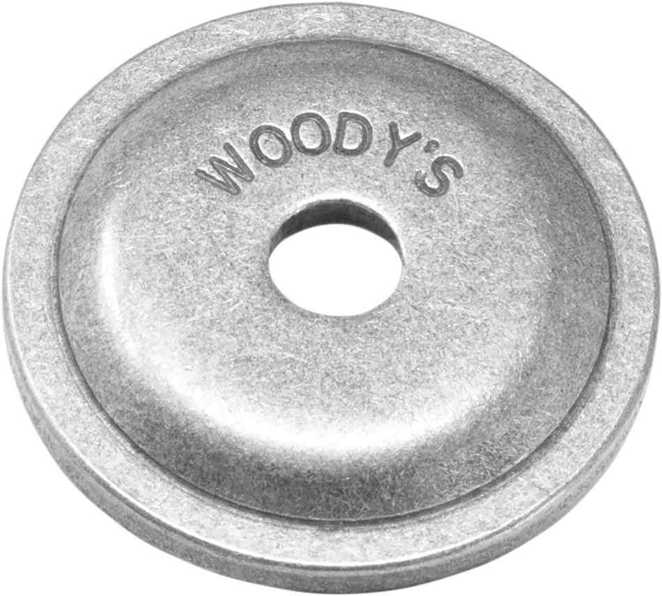 WOODY'S Support Plates - Natural - Round - 12 Pack ARG-3775-12