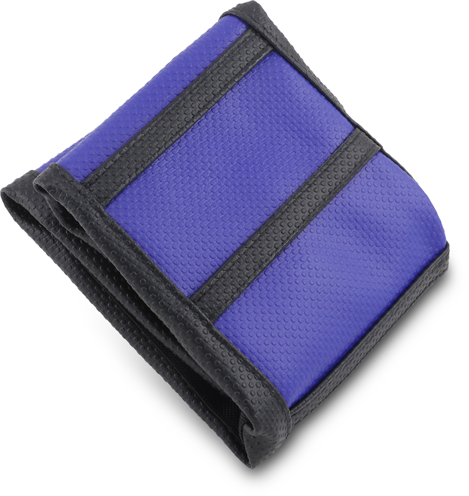 FLU DESIGNS INC. Pro Rib Seat Cover - Blue/Black - YZ '03-'05 35509
