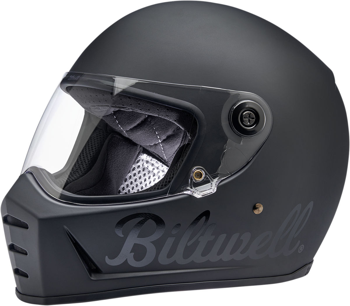 BILTWELL Lane Splitter Helmet - Flat Black Factory - Large 1004-638-104