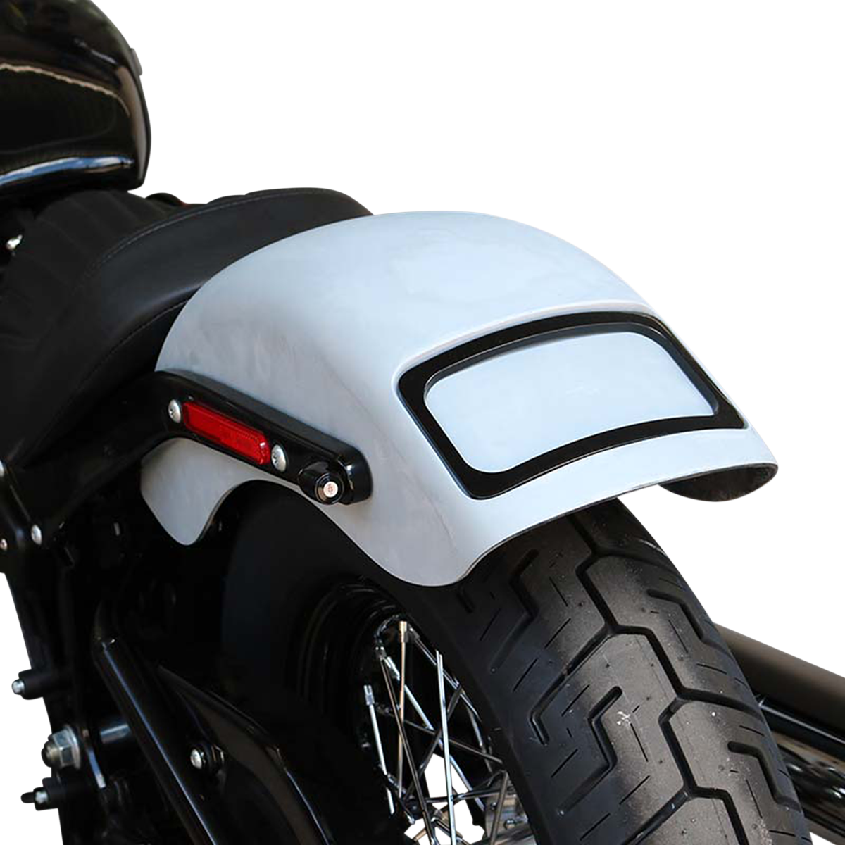 PAUL YAFFE BAGGER NATION Fender and Frenched-In LED License Plate Kit - Chrome Frame - FXBB CRF-M8ST-SB-C