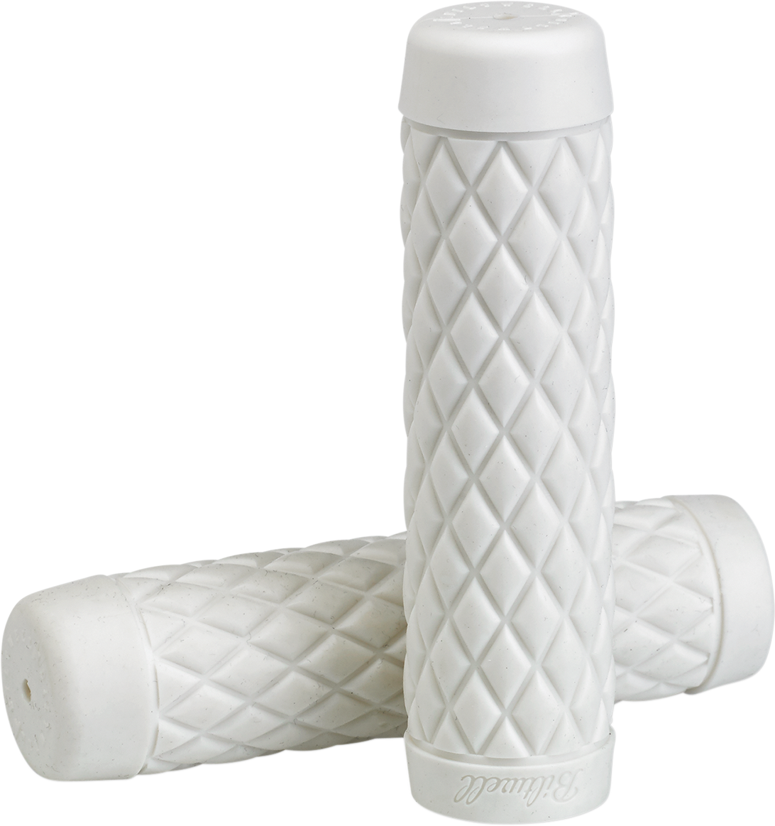 BILTWELL Grips - Torker - 7/8" - White 6705-0278