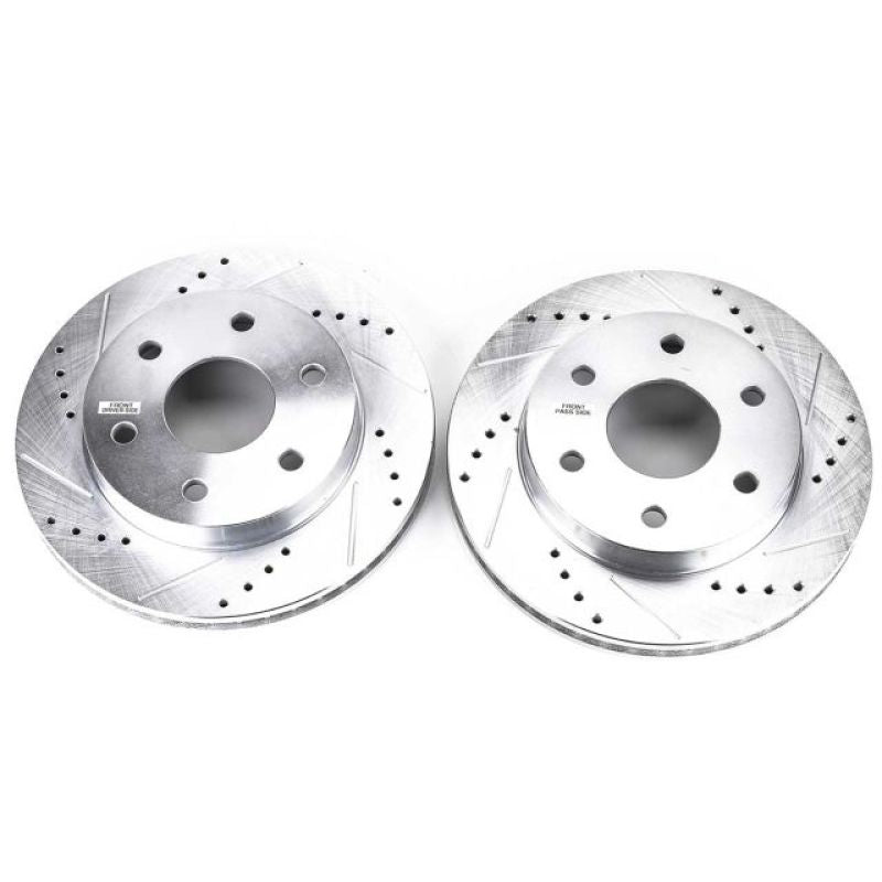 Power Stop 02-06 Cadillac Escalade Front Evolution Drilled & Slotted Rotors - Pair AR8640XPR