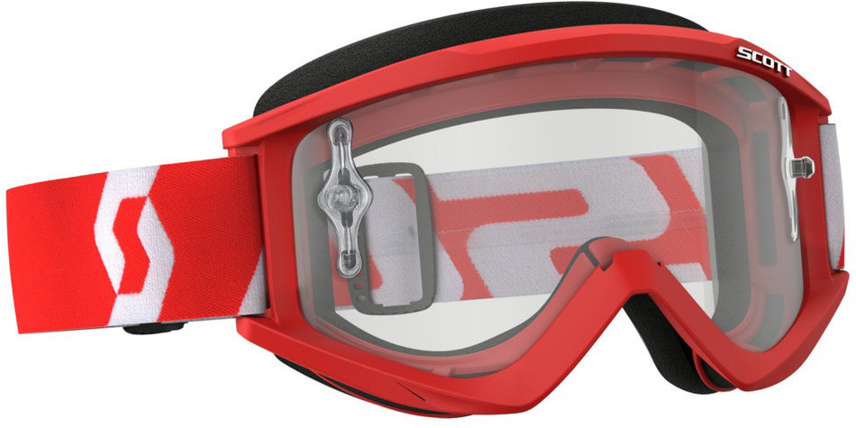 SCOTT Recoil Xi Goggle Red W/Clear Works Lens 262596-1005113