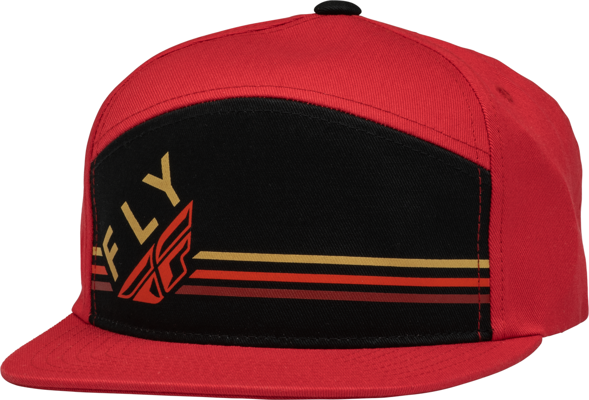 FLY RACING Youth Fly Track Hat Black/Red 351-0051